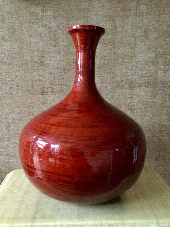 Image 1 of Großes Lakwerk Vaas van Bamboe