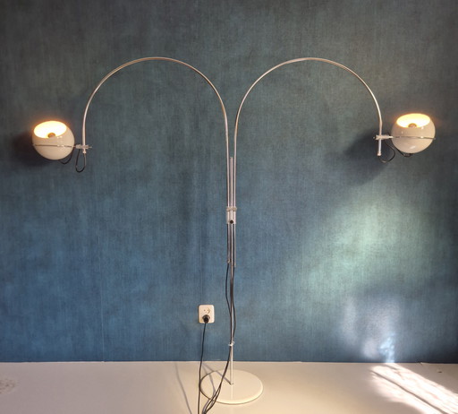 Vintage Vloerlamp - Gepo 300 Dubbele Booglamp - Jaren 70