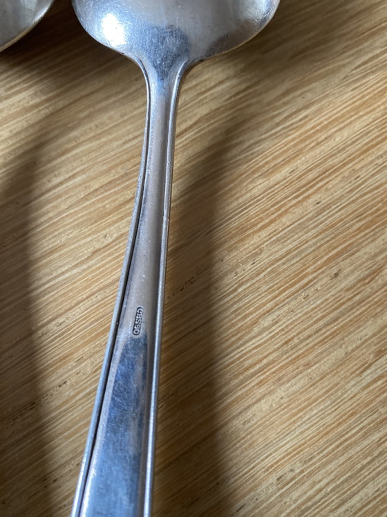 Image 1 of Cubiertos de plata de los años 30, chapado de los años 90.