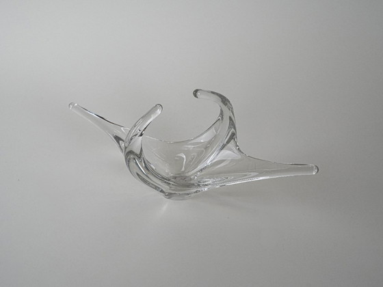 Image 1 of Glass platter, Space Age, 1960s, made in Italy