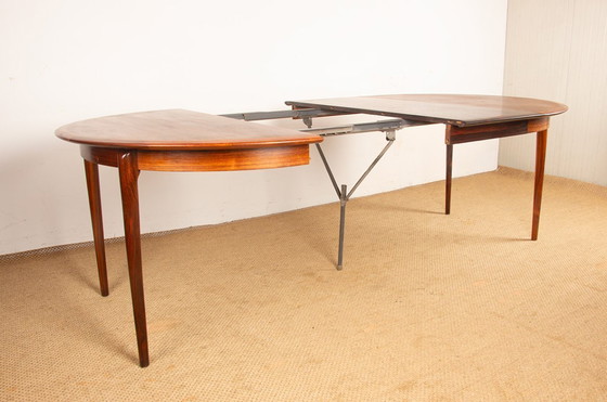 Image 1 of Tavolo da pranzo allungabile in palissandro danese di Kai Lyngfeldt Larsen per Søren Willadsen 1960.
