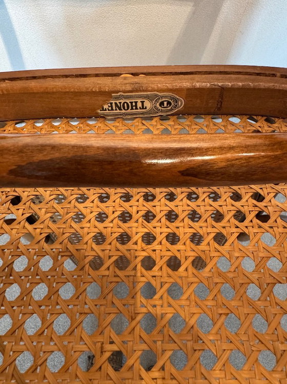 Original Thonet Rocking Chair Modell 825 (Year 1966) – Excellent Condition – Wood (photo 8 of 9)