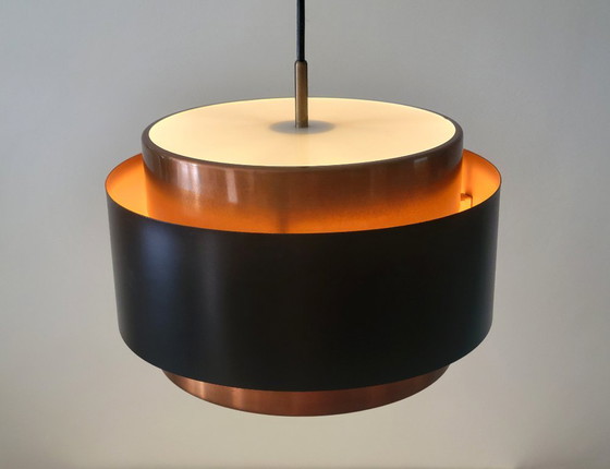 Fog & Mørup Saturn hanging lamp by Jo Hammerborg in copper & black, Danish design – Pendant lamps, Metal (photo 4 of 7)