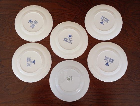 Image 1 of Laveno dessertservies (schaal + 12 borden)