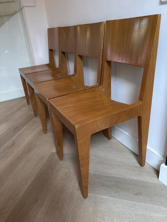4x Studio Parade “Tom” Design Stoelen - Massief Eiken – Eetkamerstoelen, Wood (photo 2 of 6)