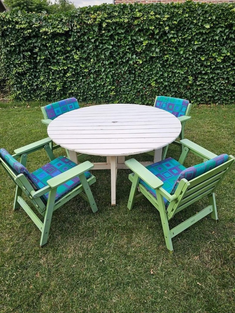 Set da giardino Reguitti brevettato con cuscini