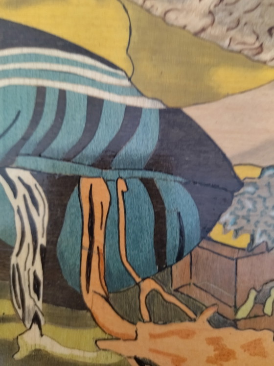 Quadro Vintage Pirografia e Pittura su Legno – Arte, Wood (photo 6 of 10)