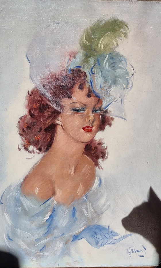 Image 1 of D'après Jean Gabriel Domergue (1889-1962), belle époque Parisienne