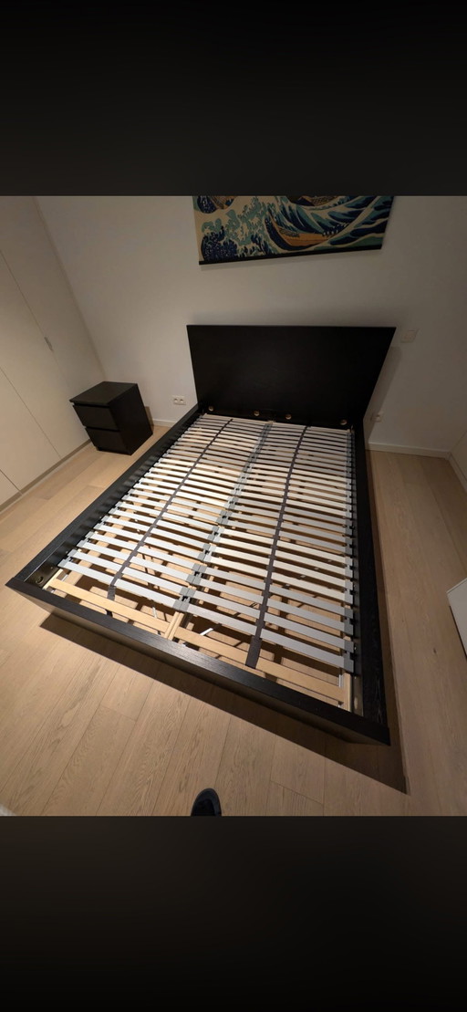 Struttura letto IKEA + coprimaterasso