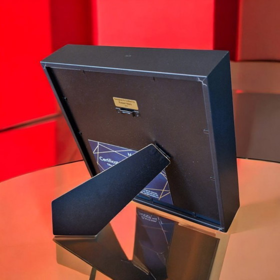 Image 1 of Logo Apple in oro 23 carati dorato in cornice, edizione limitata anni '80