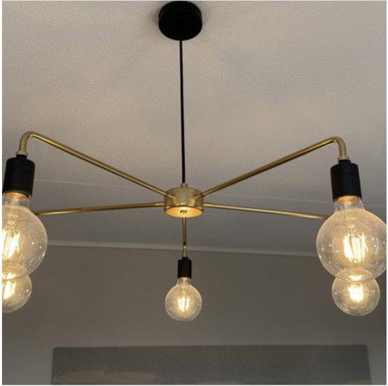 Image 1 of Lampadario in ottone Tribeca Chambers 76