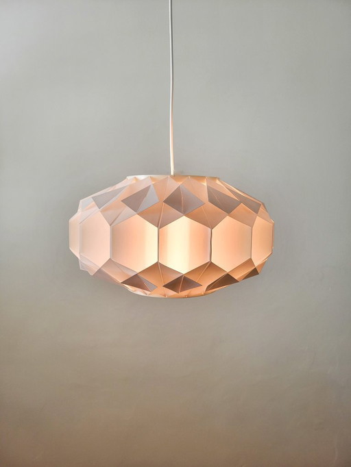 Vintage Facett pendant lamp by Lars Schioler for Hoyrup 1974
