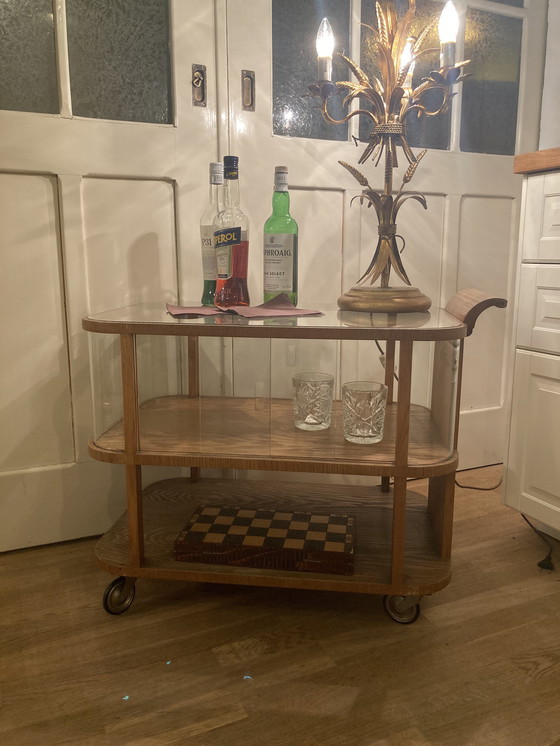 Image 1 of Carrello bar Art Déco, un pezzo chic