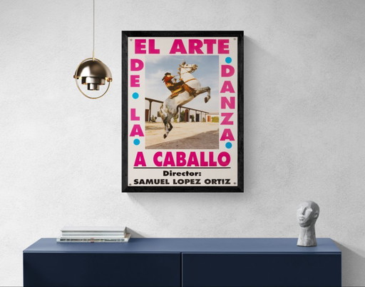 El Arte De La Danza A Caballo – jaren 80 – Originele vintage evenementposter – Paardensport – 70x52 cm