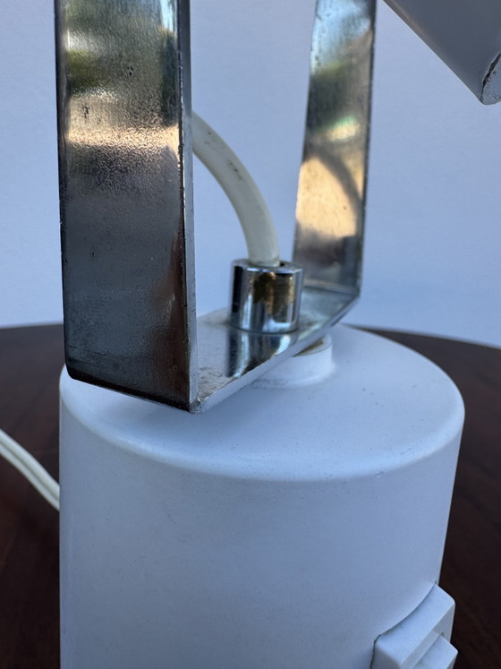 Small Space Age Lamp from the 1970s – Table lamps, Metal (photo 7 of 15)