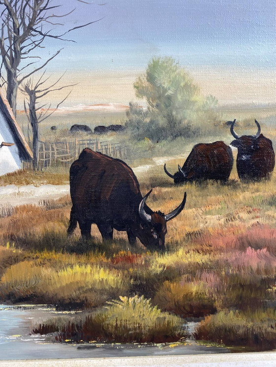 Wärterhütten von Jean Marignan – Gemälde & Zeichnungen, Canvas, Vintage (photo 9 of 14)