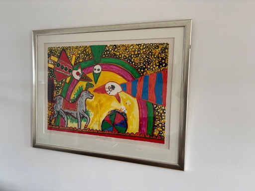 Corneille ha firmato "Variation sur Pinocchio le Cirque"