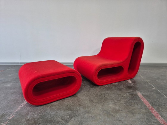 Image 1 of "Other One Lounge Chair" with ottoman by Leif Jörgensen for HAY