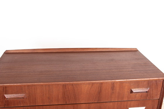 Image 1 of Deense Teak ladekast, 4 lades, van Borge Mogensen voor Søborg Mobelfabrik.