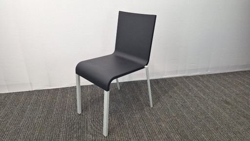 Vitra Maarten Van Severen .03 Anthrazit (16 St. Verfügbar) – eetkamerstoelen, Metal, Plastic