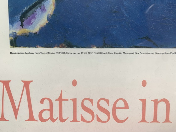 Image 1 of Ingelijste expositieposter Matisse in Morocco MOMA 1991