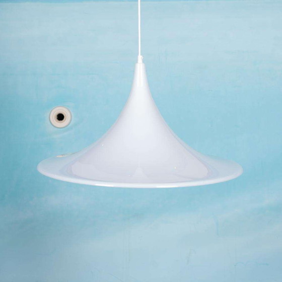 Image 1 of Space age witch hat pendant lamp plexiglass, minimalist pendant