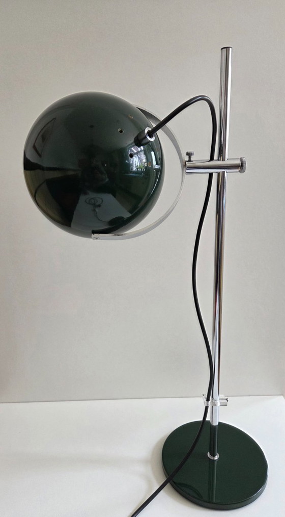 Image 1 of Vintage table lamp - Gepo - 1970s - Green