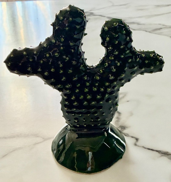 Image 1 of Tamegroute ceramic cactus