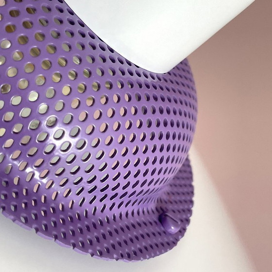 Image 1 of Jeka vintage Deens design LAMP Mid Century wit paars