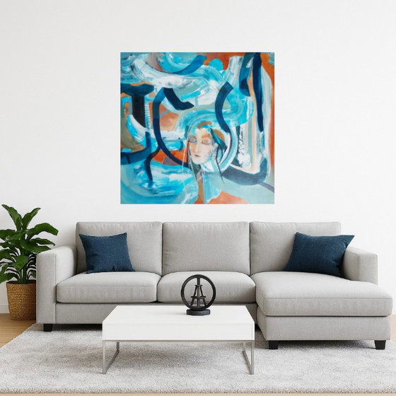 Image 1 of Acrylic painting #cumuli