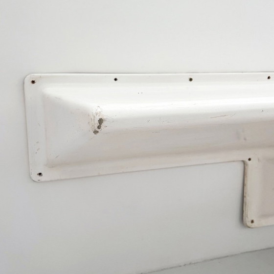 Image 1 of Mueble de pared de fibra de vidrio con escritorio y banco o estantes de Club Med, década de 1970.