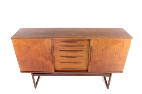 Image 1 of  Vamo Sønderborg highboard attr. Arne Vodder | 194 cm vintage Deens design