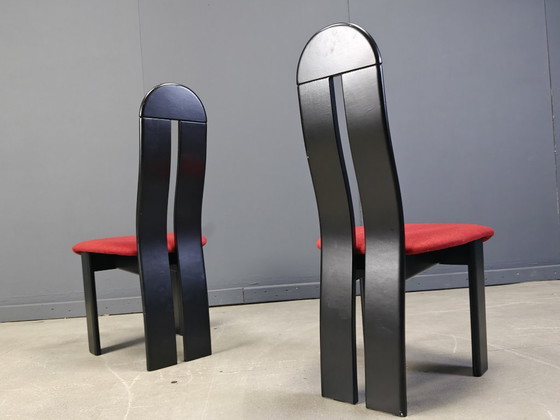 Image 1 of Sedie da pranzo postmoderne, anni '80