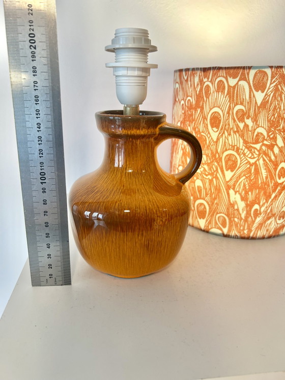 Image 1 of Lampada vintage arancione brillante, senza fili, adatta per uso esterno.