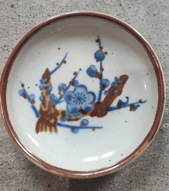 Image 1 of Ciotole giapponesi d'epoca "Mamezara", firma Crown