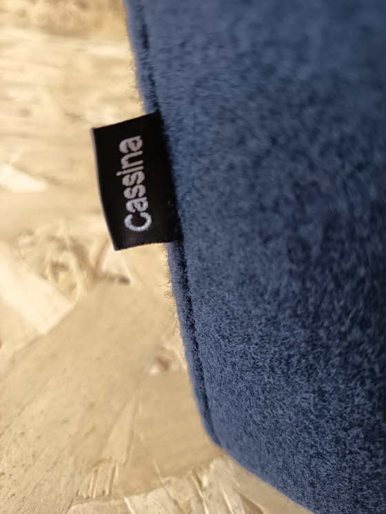 Image 1 of CASSINA Utrecht 637 armchair in Midnight BLUE Kvadrat wool by Gerrit Rietveld