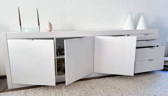 Original Pastoe L-Serie Sideboard - white - length 268cm – Wood, Mdf (photo 2 of 5)