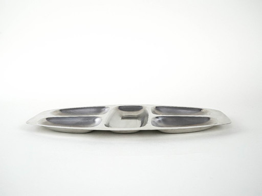 Vassoio da antipasto, design italiano, anni '70, prodotto da Alessi