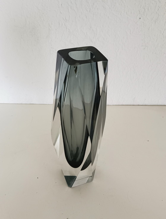 Image 1 of Jarrón Sommerso de Murano en gris