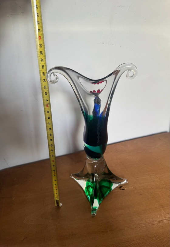 Vintage Murano Sommerso Glass Bird – Vases, Murano Glass (photo 11 of 11)