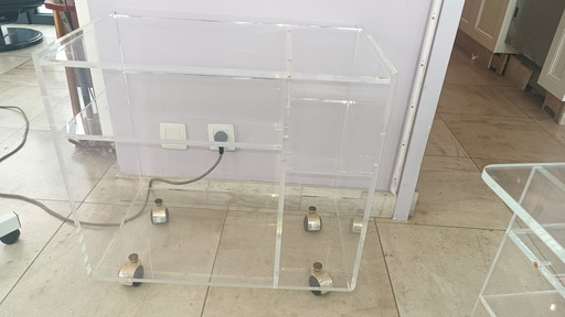 Plexiglas trolley Les Invisibles de Marais by David Lange 