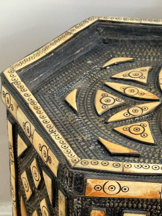 Image 1 of Tavolino laterale marocchino boho vintage