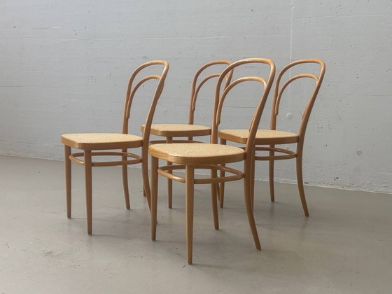 Chaises Thonet Originales en Bois Courbé avec Cannage Viennois, Vintage – Fauteuils d'appoint, Wood (photo 14 of 17)
