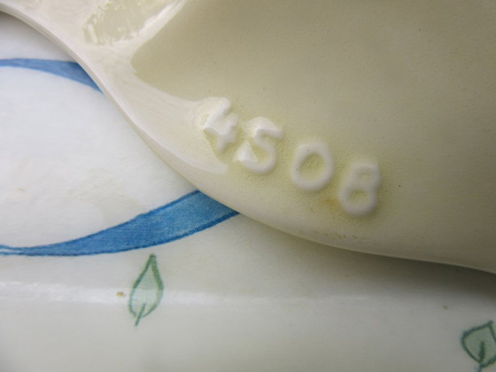 Image 1 of 3 Verceram Art Deco ceramic set of  serving trays signed and numbered 