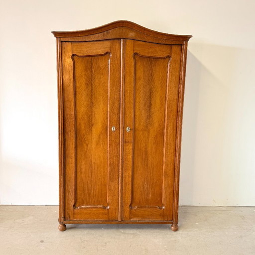 Antieke Eiken Biedermeier Meidenkast met Authentiek Pennenrek – kledingkasten, Wood, Vintage
