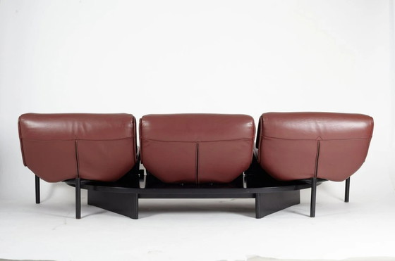 Image 1 of Cassina "Veranda" 3-seater leather sofa