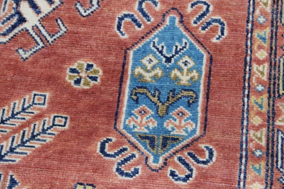 Image 1 of Alfombra Ziegler Kazak original anudada a mano, 185 x 122 cm, nueva y en excelente estado.