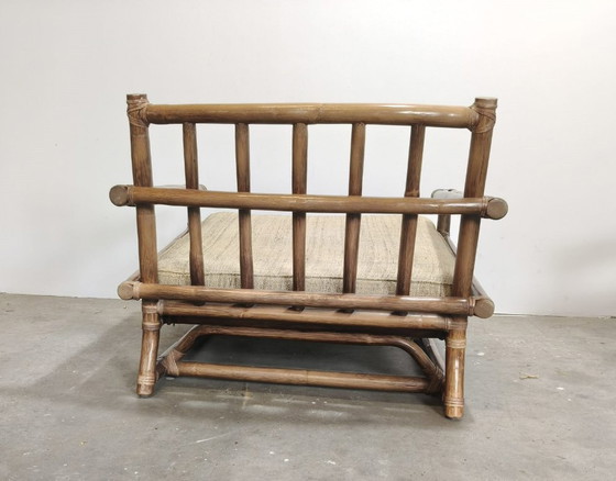 Image 1 of Vintage rattan lounge chairs by McGuire