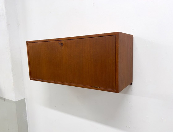 Image 1 of Teak Bar Cabinet By Kai Kristiansen For Feldballes, 1960s