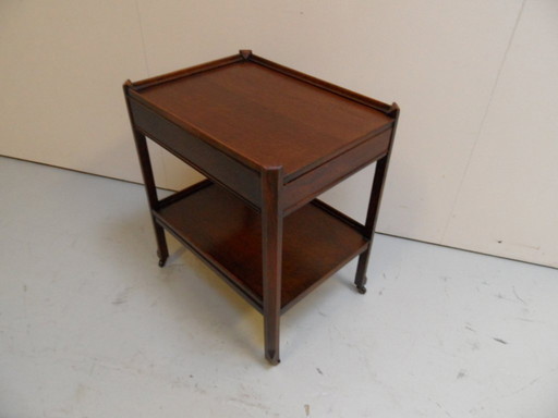 Carrito vintage de roble